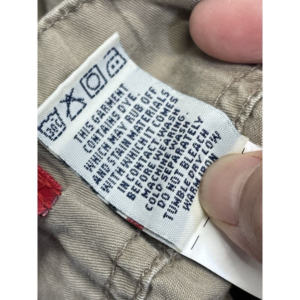 Y2K 00s Skater parachute Utility Cargo Low Rise Drawstring UNIONBAY Womens/jr 7 - Picture 12 of 13